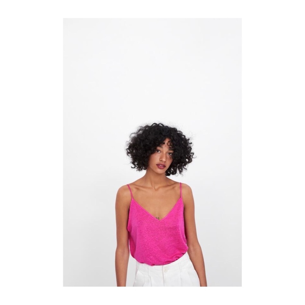 Zara linen tank top 💕🏷